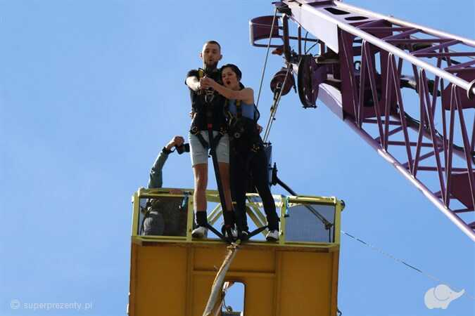 Skok na bungee ze zdjęciami dla dwojga w Gdańsku