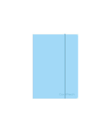 PATIO, Brulion A5 80K Linia Z Gumką Coolpack Pastel Powder Blue
