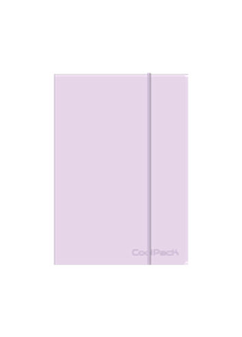 PATIO, Brulion A5 80K Linia Z Gumką Coolpack Pastel Powder Purple