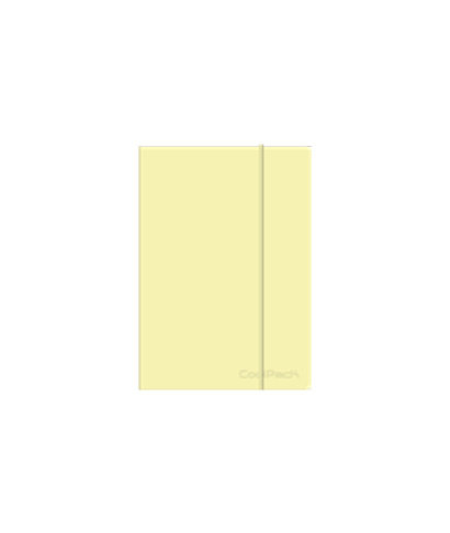 PATIO, Brulion A5 80K Linia Z Gumką Coolpack Pastel Powder Yellow