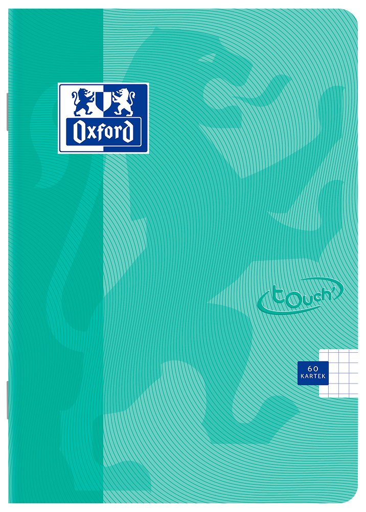 Zeszyt A5/60K kratka Touch Pastel (5szt) OXFORD