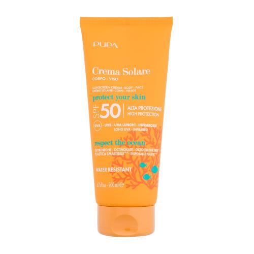 Pupa Sunscreen Cream SPF50 preparat do opalania ciała 200 ml unisex