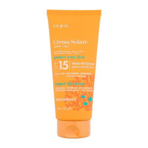 Pupa Sunscreen Cream SPF15 preparat do opalania ciała 200 ml unisex
