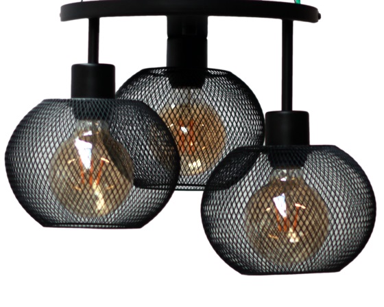 Nowoczesna lampa sufitowa z drucianymi kloszami AL 62347 z serii KERSO