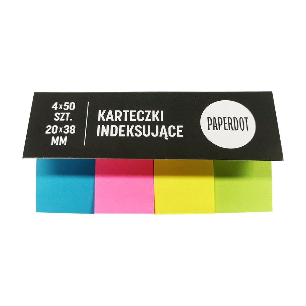 Paperdot, Karteczki indeksujące, 4 kolory
