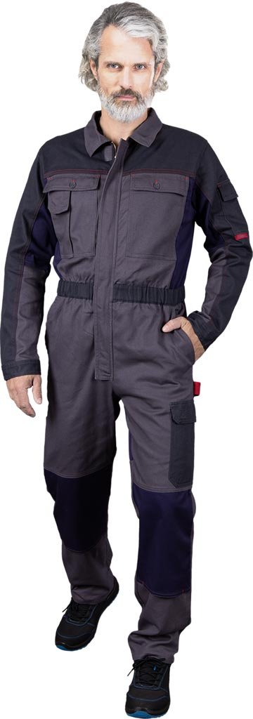 Reis, Kombinezon ochronny, szaro-ciemnoszaro-granatowy, rozmiar 58