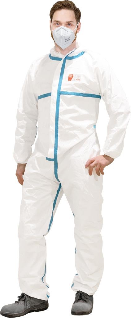 Reis KOMBINEZON OCHRONNY Z KAPTUREM 3XL - COV-456 W ab_COV456W3XL