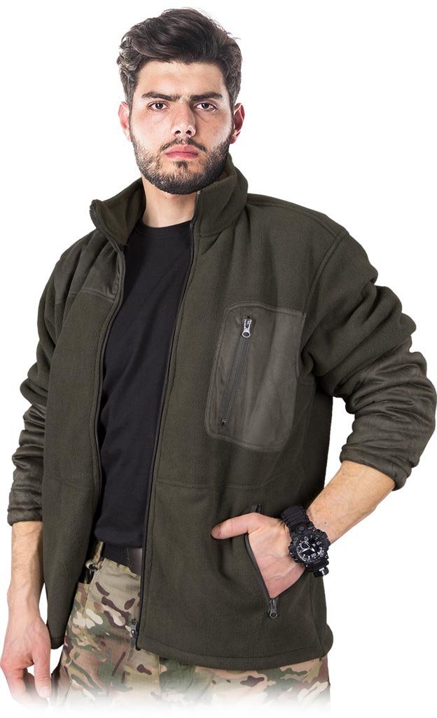 Bluza z polaru ochronna zielony roz.XL