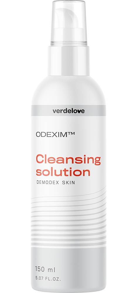 Farmacia Verde Odexim Demodex Skin - Cleansing Solution - 150 ml. Płyn oczyszczający na nużycę