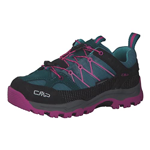 CMP Kids Rigel Low Trekking Shoe WP, Niskie buty wspinaczkowe Unisex - Dzieci, Jezioro Wodne, 29 EU
