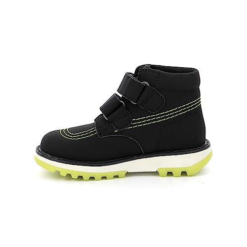 Kickers Kickfun Oxford buty dziecięce, uniseks, Noir Jaune., 24 EU