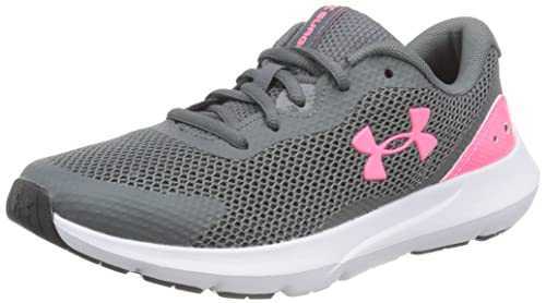 Under Armour UA GGS Surge 3, Trampki do biegania Dziewczyny, Pitch Gray, 36.5 EU