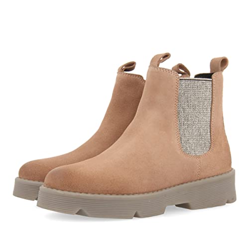 GIOSEPPO Szare botki typu Chelsea z gumką boczną dla dziewczynki i chłopca Pyhra, Różowy, 29 EU