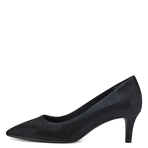 Tamaris Damskie czółenka 1-1-22413-41, Black Struct, 41 EU