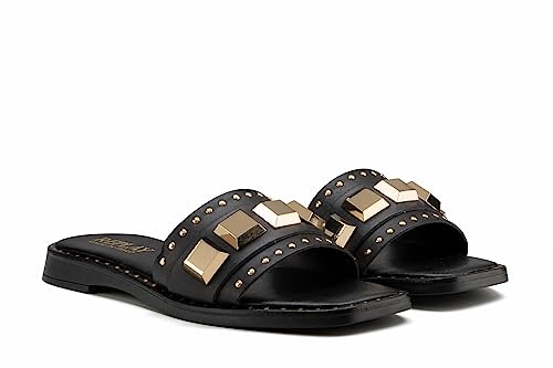 Replay Damskie kapcie Betty TOTAL, 003 Black, 35 EU, 003 Black, 35 EU