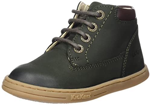 Kickers Tackland, Buty i botki dla dzieci, Khaki, 18 EU