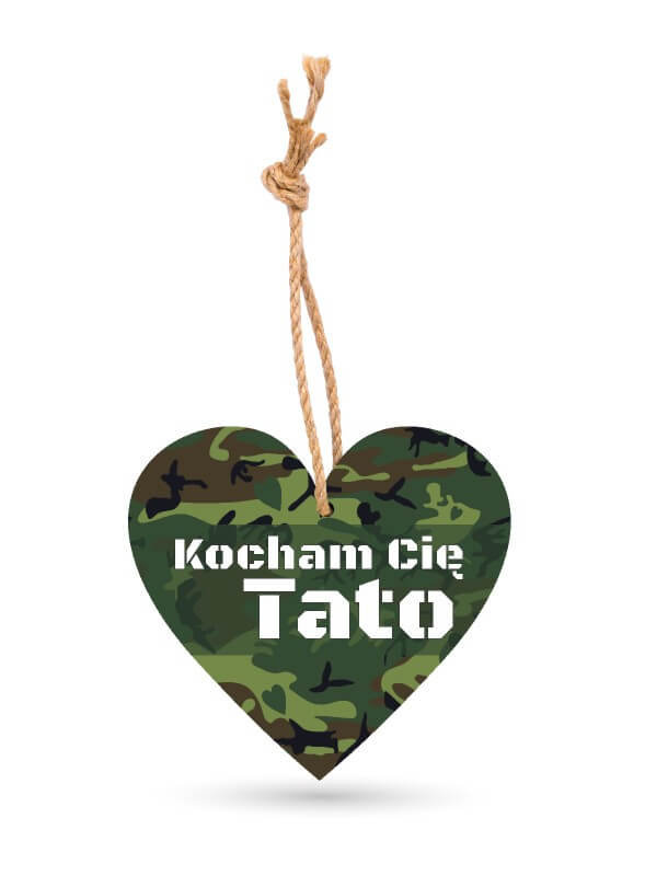 Zawieszka Serce - Dzień Taty - Kocham Cię Tato (9)