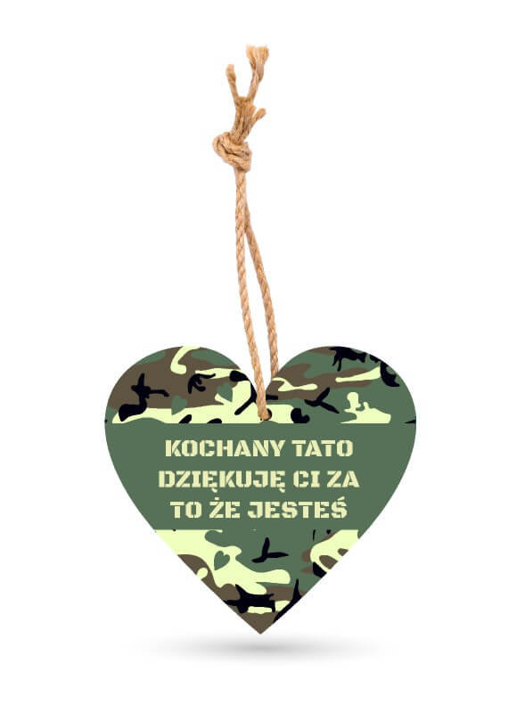 Zawieszka Serce - Dzień Taty - Kochany Tato (10)