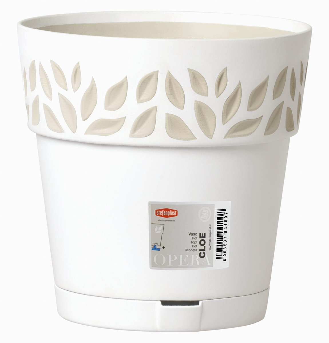 Blumfeldt Cloe z podstawką 25 cm biała 941007