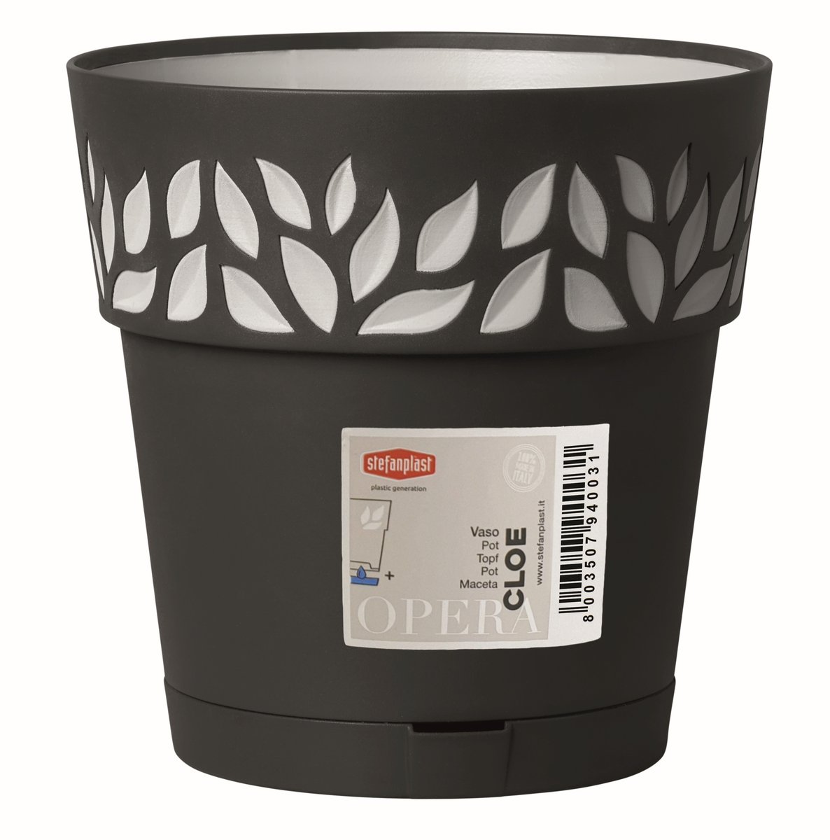 Blumfeldt Cloe z podstawką 25 cm antracyt 941038