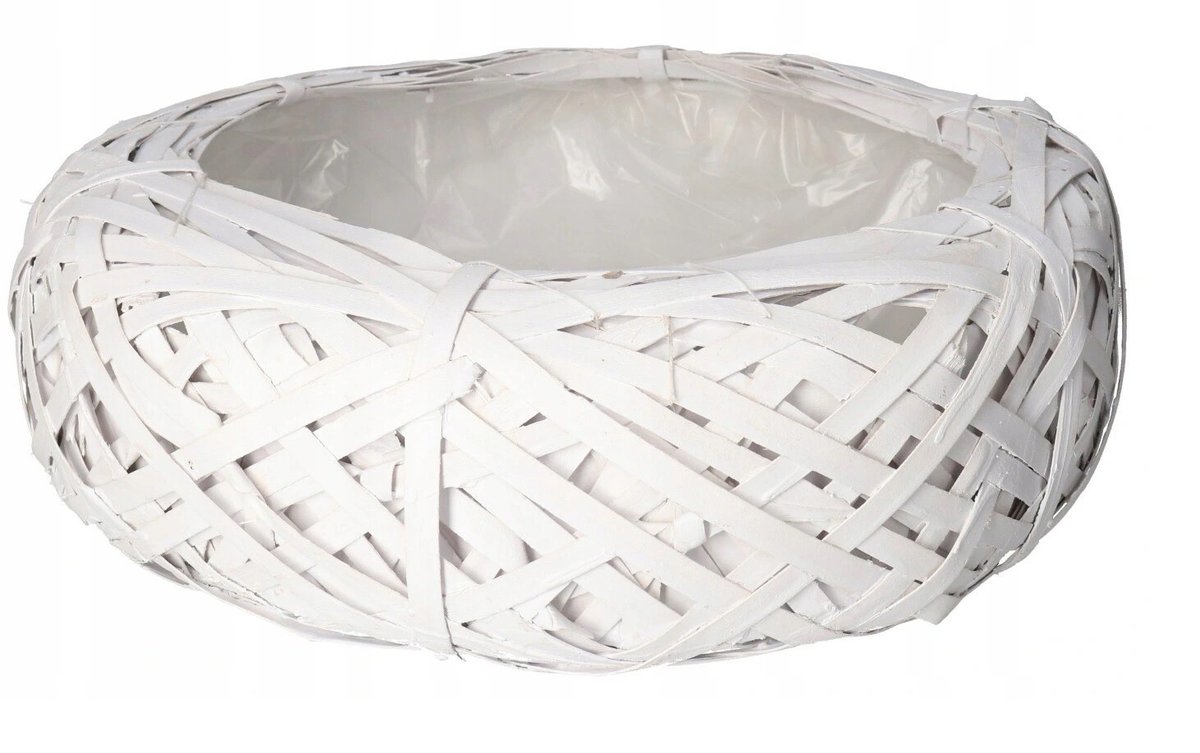 DONICZKA OSŁONKA WIKLINOWA DONICZKA NA KWIATY 30CM