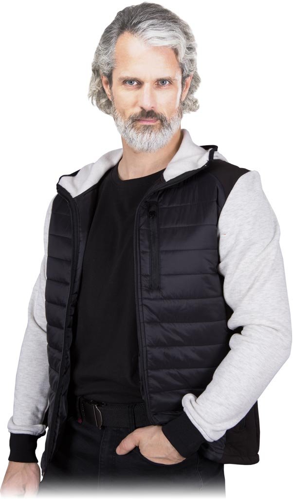 Kurtka ochronna czarno-jasnoszary roz.M