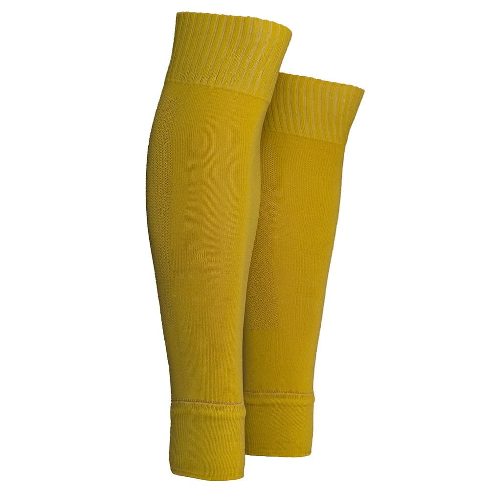 Tuby Piłkarska Żółta / Football Sleeves Yellow dorosły 155 - 195 cm Proskary