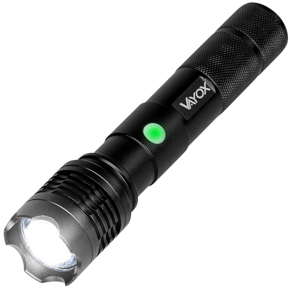 Mocna Latarka Taktycza Led XHP50 Usb-c Zoom Vayox