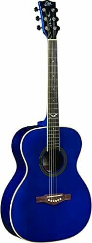 Eko 06217337, Guitars - Nxt A100 See Through Blue, Gitara Akustyczna Top Jodła, Opaski I Dno Mahoń, Klawiatura W Ameryce Południowej Roupana, Niebie..