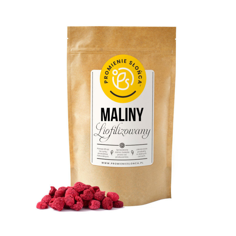 Maliny liofilizowane 20g