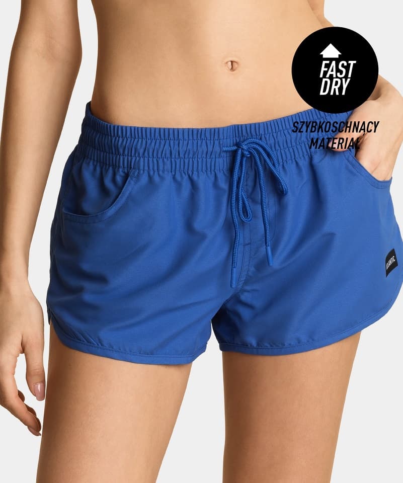 SZORTY PLAŻOWE ATLANTIC KSS-001 WL22 (kolor granat, rozmiar S)