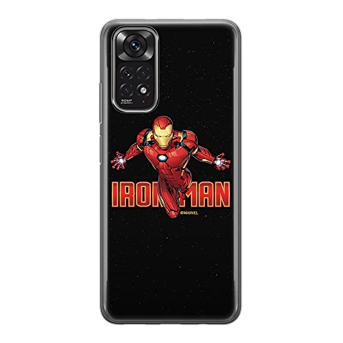 ERT GROUP etui na telefon Xiaomi REDMI NOTE 11S 4G / REDMI NOTE 11 4G, case oryginalny i oficjalnie licencjonowany przez Marvel, wzór Iron Man 030, plecki z TPU