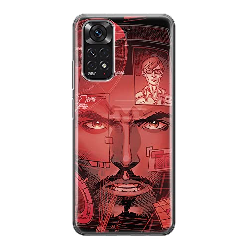 ERT GROUP etui na telefon Xiaomi REDMI NOTE 11S 4G / REDMI NOTE 11 4G, case oryginalny i oficjalnie licencjonowany przez Marvel, wzór Iron Man 016, plecki z TPU
