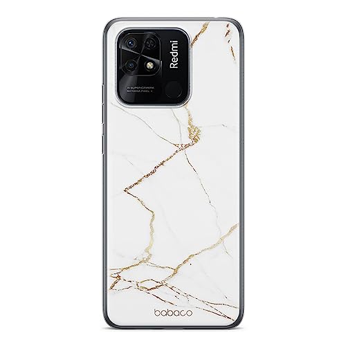 ERT GROUP etui na telefon Xiaomi REDMI 10C, case oryginalny i oficjalnie licencjonowany przez Babaco, wzór Marble 014, optymalnie dopasowane, plecki z TPU