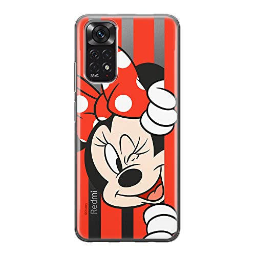 ERT GROUP etui na telefon Xiaomi REDMI NOTE 11S 4G / REDMI NOTE 11 4G, case oryginalny i oficjalnie licencjonowany przez Disney, wzór Minnie 059, plecki z TPU częściowo przeźroczyste
