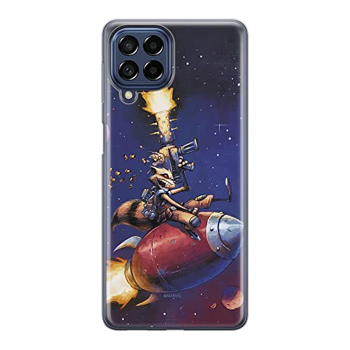 Etui Rocket 007 Marvel Nadruk pełny Granatowy Producent: Samsung, Model: M53 5G
