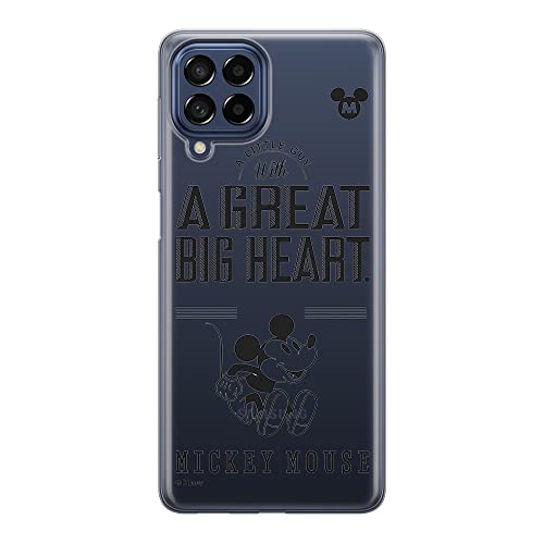 ERT GROUP etui na telefon Samsung M53 5G, case oryginalny i oficjalnie licencjonowany przez Disney, wzór Mickey 006, optymalnie dopasowane, plecki z TPU częściowo przeźroczyste