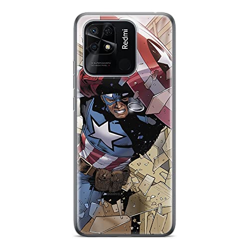Etui Kapitan Ameryka 021 Marvel Nadruk pełny Wielobarwny Producent: Xiaomi, Model: REDMI 10C
