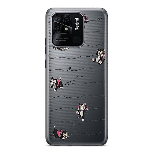 ERT GROUP etui na telefon Xiaomi REDMI 10C, case oryginalny i oficjalnie licencjonowany przez Disney, wzór Cat Figaro 001, optymalnie dopasowane, plecki z TPU częściowo przeźroczyste
