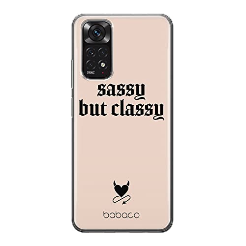ERT GROUP etui na telefon Xiaomi REDMI NOTE 11S 4G / REDMI NOTE 11 4G, case oryginalny i oficjalnie licencjonowany przez Babaco, wzór Sassy but classy 001, plecki z TPU