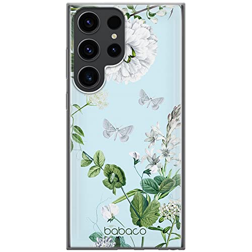 Etui dedykowane do Samsung S23 ULTRA wzór:  Kwiaty 030 oryginalne i oficjalnie licencjonowane