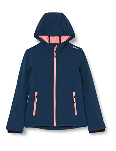 CMP, Kid Gjacket Fix Hood, niebieski atrament, 116