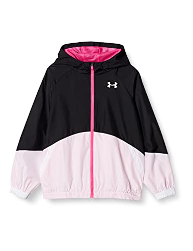 Under Armour Dziewczęca tkana kurtka z zamkiem błyskawicznym Warmup Tops