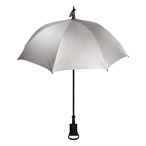 Haas-Jordan Parasol do siedzenia widza UV 127 cm - srebrny