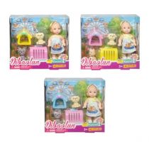 Lalka z pieskami MIX Swede