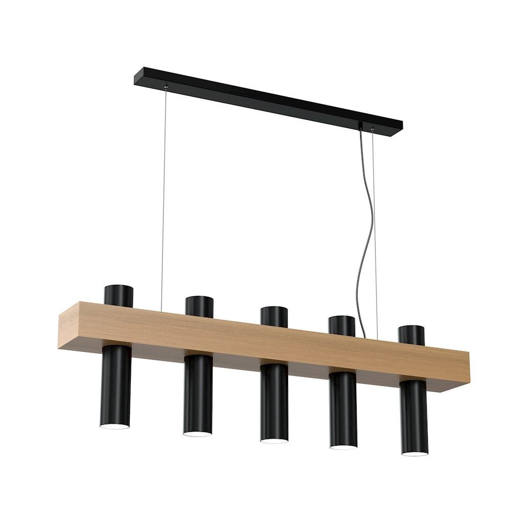 Milagro Lampa wisząca WEST BLACK 5xGU10 MLP5511