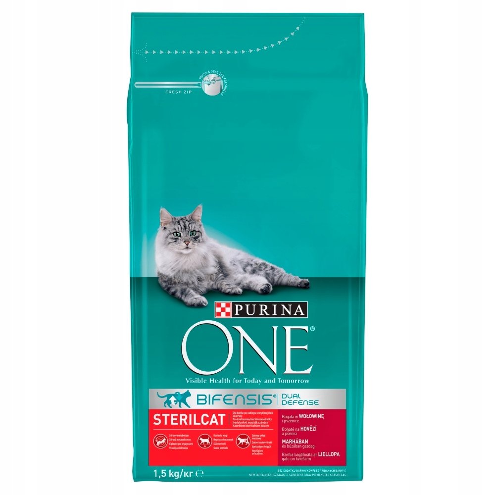 Purina ONE Sterilcat Bifensis wołowina 1.5kg