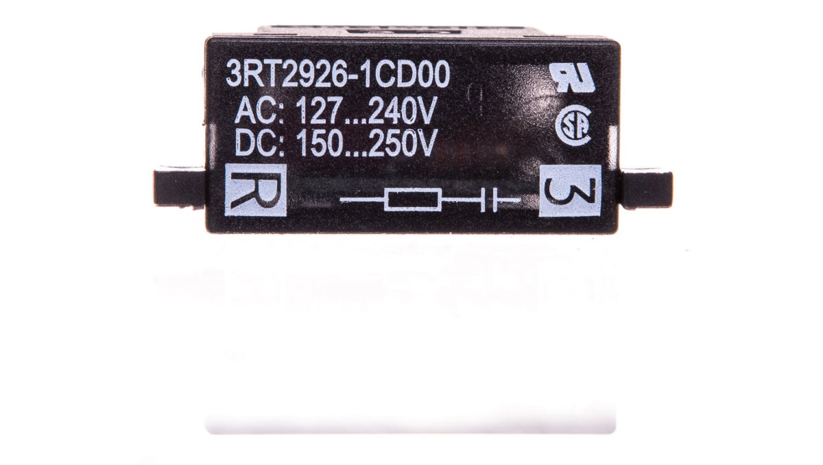 Siemens Układ tłumiący RC 127-240V AC 150-250V DC ze wkaźnikiem LED S0 3RT2926-1CD00 1CD00