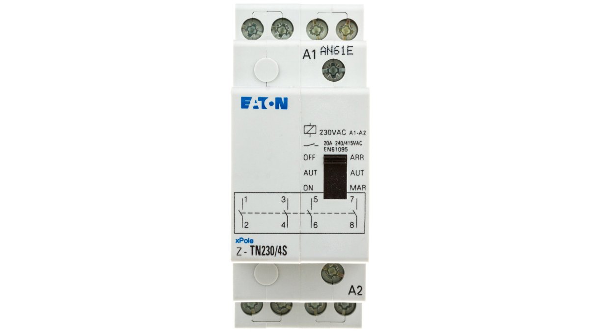 Eaton Przekaźnik instalacyjny 20A 4Z 230V AC Z-TN230/4S 265579