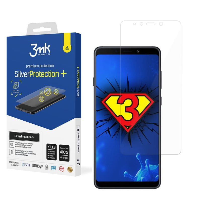 Antymikrobowa folia ochronna do Samsung Galaxy A9 2018 - 3mk SilverProtection+
